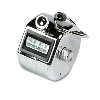 Officemate 66222 - International Tally Counter, Semi-Automatic, Aluminum