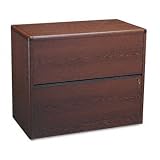 10700 Series Two-Drawer Lateral File, 36w x 20d x 29-1/2h, Mahogany