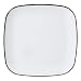 Kitchen & Housewares : Melamine Dinner Plate Set of 4 - Black/ White