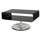 NEW RETRO DESIGN LOUNGE TV TABLE / RACK / STAND L12 black