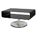 NEW RETRO DESIGN LOUNGE TV TABLE / RACK / STAND L12 black Image