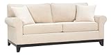 IMAGE OF Sadie Fabric Upholstered Collection: Sadie Fabric Upholstered Queen Sleeper Sofa w/ Semi-Attached Back