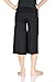 Beachcoco Women's Maternity Capri Pants – High Waisted Wide Leg Casual Lounge Pregnancy Short Trouser Heavy Rayon Spandex