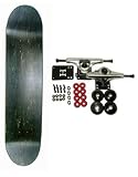 BLANK COMPLETE Skateboard BLACK 7.5 Skateboards HOT!!