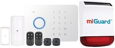 miGuard G5-DS Response Wireless Alarm - Remote Monitoring GSM / SMS Communicating Burglar Deterrent Dummy Siren Kit by miGuard Response