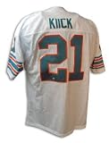 Jim Kiick Signed Miami Dolphins Throwback White Jersey - 17-0