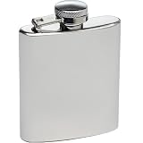 Review Handbags & Gifts FLA11/ST / 3oz Flask - Stainless Steel