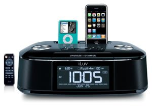 JWIN Alarm Clock Radio Stereo for iPhone/iPod (Audio/Video/Electronics / Karaoke Machines)
