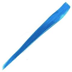 Clip-Haarstr�hne GLAM STRIP aqua blue