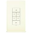 Smarthome 2486DAL6 KeypadLinc INSTEON 6-Button Scene Control Keypad with Dimmer, Almond