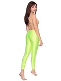 American Apparel Shiny Nylon Tricot Legging X-Small-Fluorescent Yellow
