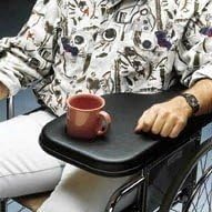 Flip Away Wheelchair Padded Armrest Tray(Side=Right) by Therafin