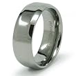 8mm High Polish Titanium Ring (Sizes 8-12)