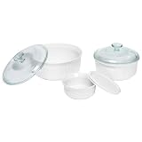 Corningware French White 6-Piece Bakeware Set by WORLD KITCHEN-EKCO