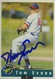 Tom Evans, Toronto Blue Jays Autographed Card
