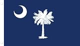 Allied Flag Outdoor Nylon State Flag, South Carolina, 3-Foot by 5-Foot