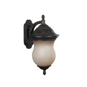 Kenroy Home 80541GBRZ Repartee One-Light Medium Wall Lantern with 8-Inch French Scavo... by Kenroy Home