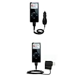 Essential Kit for the Apple Nano (4GB) - includes Car and Wall Charger with Rapid Charge Technology - Gomadic Brand w/ TipExchange Technology