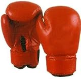 Boxing Gloves Leather - RED - 10z