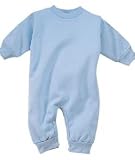 Rabbit Skins Infant Fleece Bubble Romper (M-4434) 18 Months Light Blue