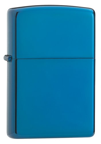 Original Zippo Lighter, Pure, Sapphire