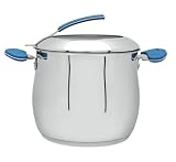 Ethos Aldo Zilli Mondo Professional Stainless Steel Non Stick Casserole with Lid, 20 cm