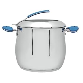 Ethos Aldo Zilli Mondo Professional Stainless Steel Non Stick Casserole with Lid, 20 cm
