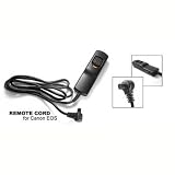 MA-A (118 inch) High Quality Remote Switch for Canon EOS-1V/1VHS, EOS-3, EOS-D2000, 30D, 60D, 1D, 1Ds, EOS-1D Mark II, 10D, 20D, 40D, 50D fully compatible with RS-80N3