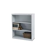 Tennsco 3-Shelf Metal Bookcase (Putty)
