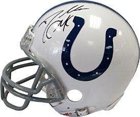 Dallas Clark Autographed Indianapolis Colts Mini Helmet - Autographed NFL Mini Helmets