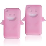 Angel Silicone Case Cover for Apple iPod Touch 4 Pink J30