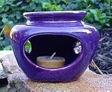 Diffuser- Ceramic Tea Candle Aromalamp – Manna – Blue