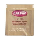10 Packs of Lalvin Dried Wine Yeast EC 1118