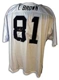Tim Brown Signed Oakland Raiders Authentic NFL Wilson Jersey
