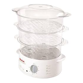Tefal Steam Cuisine VC102315 Steamer, 3 Tier, White