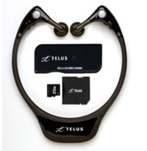 New Telus BTS500 Stereo Bluetooth Wireless Headphones w/ 1 GB SD Memory card & Card Reader 
