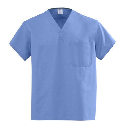 Medline AngelStat Reversible Scrub Top, 2 Pocket, MDL-CC, Latex Free