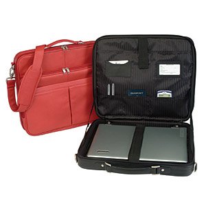 Royce Leather 17 Laptop Briefcase - Coco