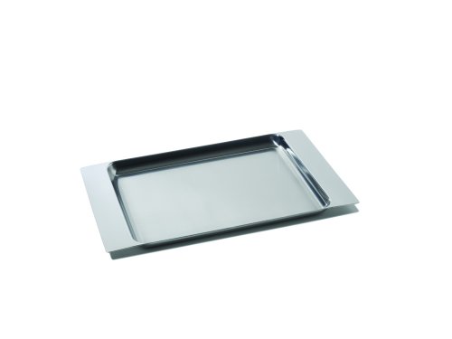 Alessi FS01 3X4 PROGRAMMA8: Tablett, rechteckig aus Edelstahl