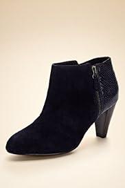 Footglove Fashion Suede Wide Fit Zip Boots