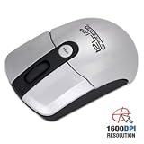 KlipX WlsOptMiniMouseSilver 1600dpi 2.4Ghz USB
