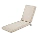 Classic Accessories Montlake Water-Resistant 80 x 26 x 3 Inch Patio Chaise Lounge Cushion, Antique Beige