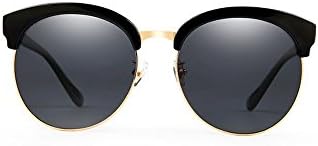 Parsons retro round frame sunglasses big box female tide couple driving mirror polarizer Bright