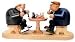 KWO Chess Match German Incense Smoker