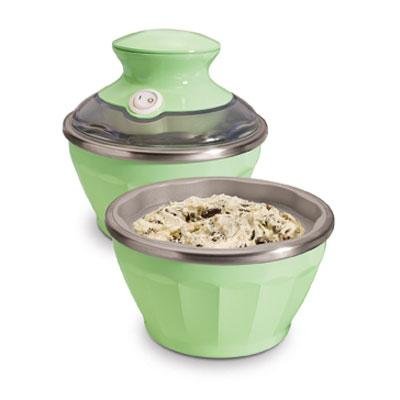 "Half Pint Soft-Serve Ice Cream Maker, Green" "Half Pint Soft-Serve Ice Cream Maker, Green"