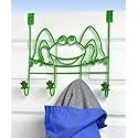 Spectrum Over-the-Door Frog 4 Hook Rack