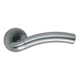 Colombo Door Hardware Lc31r pa LC31R PA Colombo Milla Passage Lever Polished Brass Satin Gold