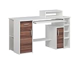 Zoom Produkt-Bild: Maja 19293540 Computertisch 1.390 x 915 x 600 mm, wei&szlig; uni - Merano-Nachbildung
