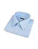 Bagutta Light Blue Spread Collar Italian Cotton Dress Shirt