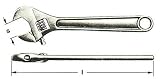 Adjustable End Wrenches Style: Opening:1 1/2 [Max], Len.:12, Wt.:1 1/4lb